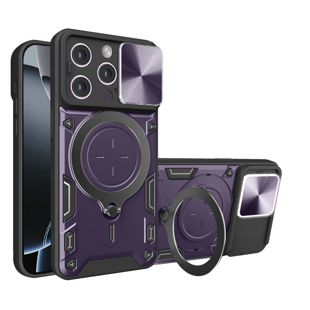 Custodia per Apple iPhone 16 Pro, Techsuit, CamGuard Pro, Viola