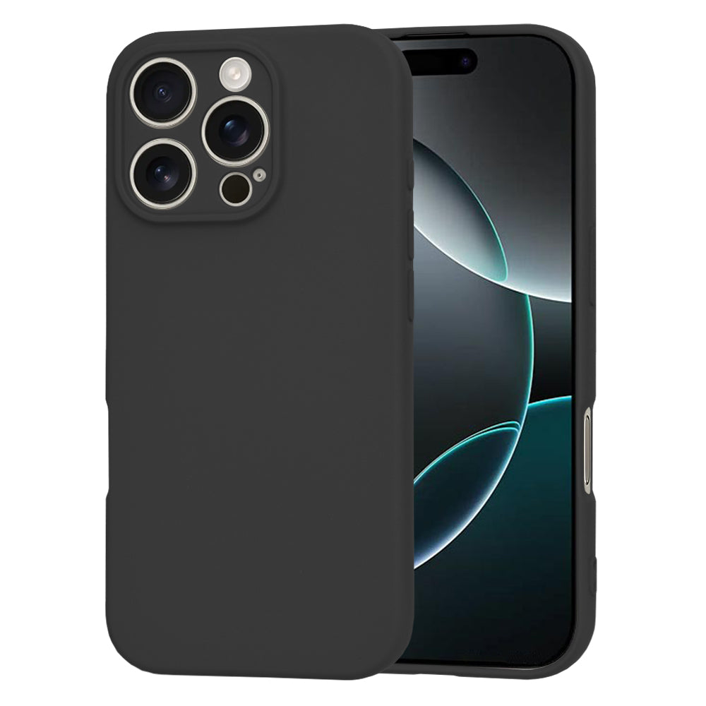 Custodia per Apple iPhone 16 Pro, Techsuit, SoftFlex, Nera