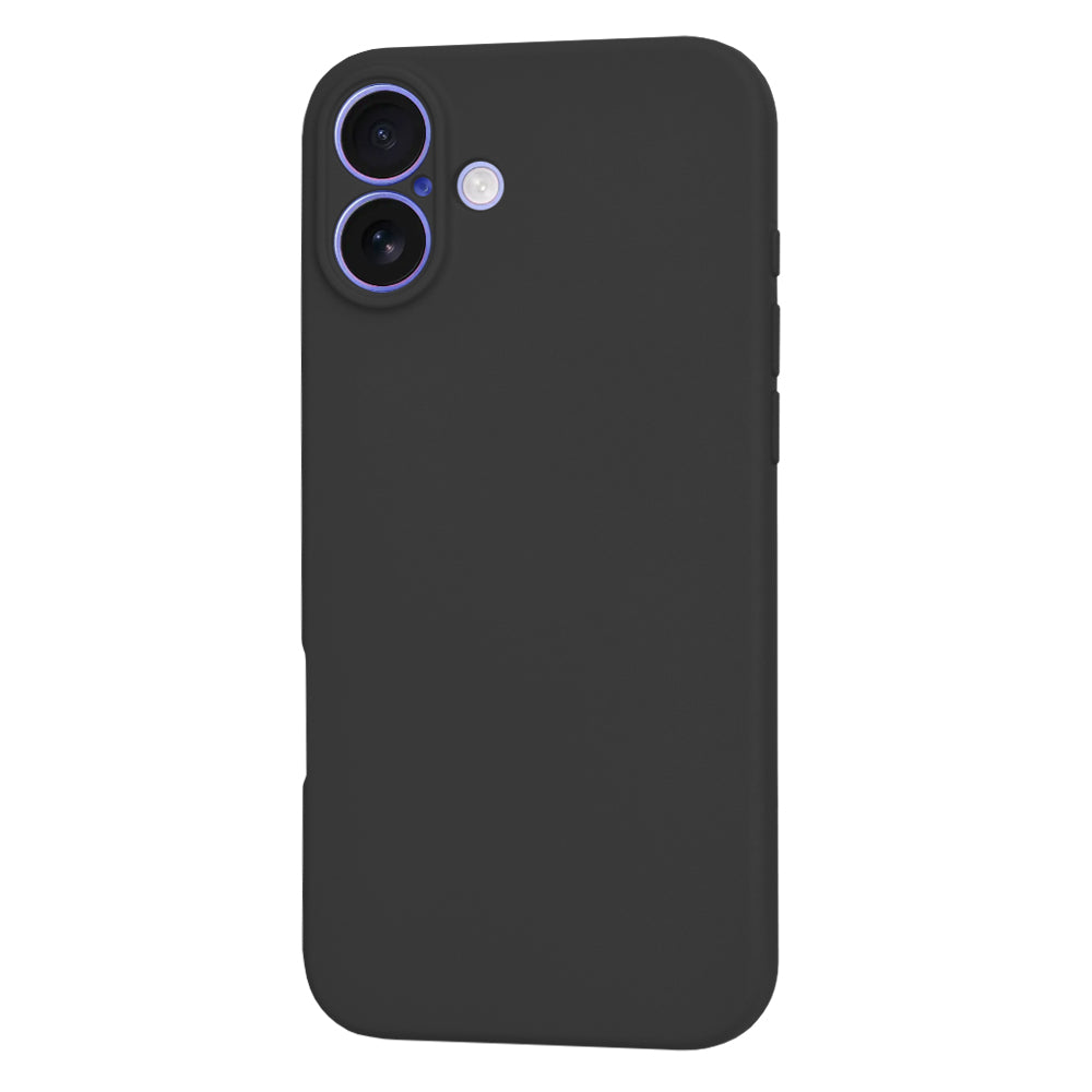 Custodia per Apple iPhone 16, Techsuit, SoftFlex, Nera