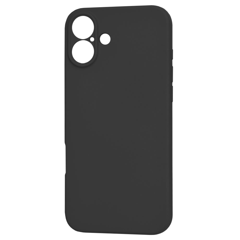 Custodia per Apple iPhone 16, Techsuit, SoftFlex, Nera