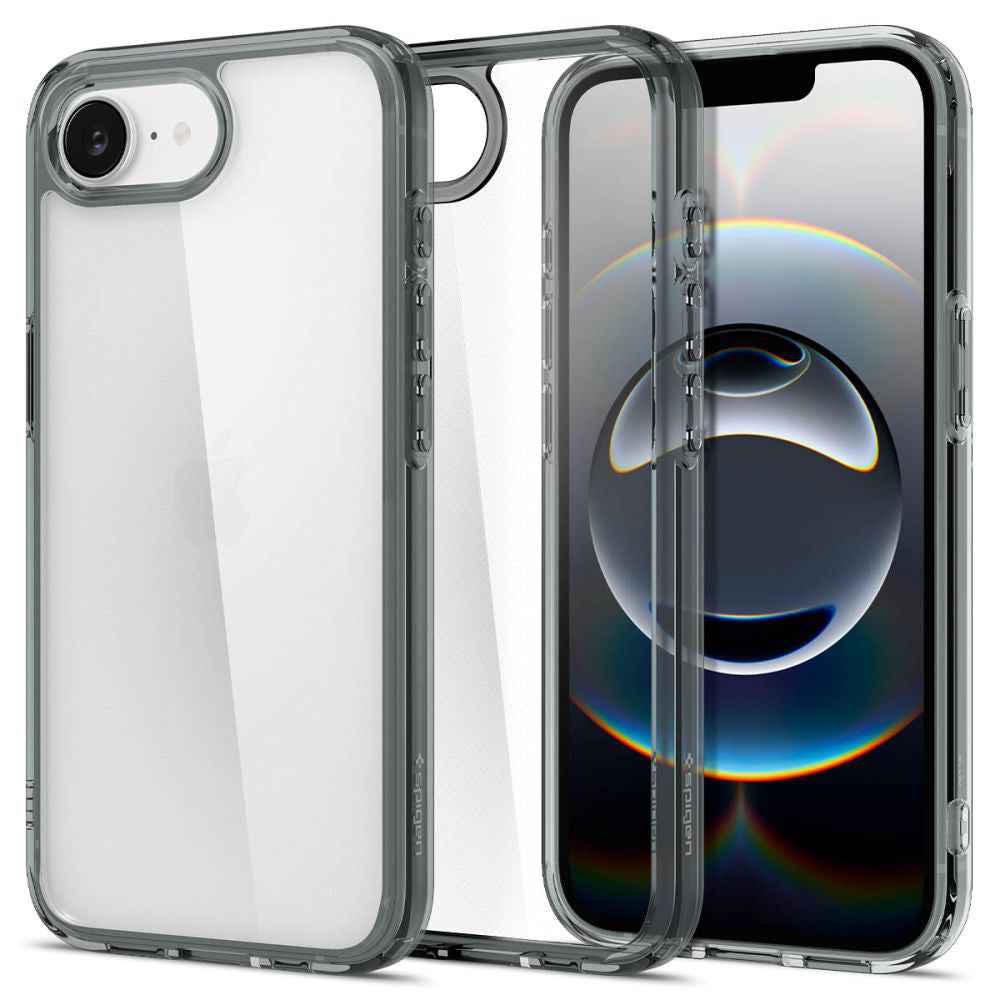 Custodia per Apple iPhone 17e / 16e, Spigen, Ultra Hybrid, Fumurie ACS09531