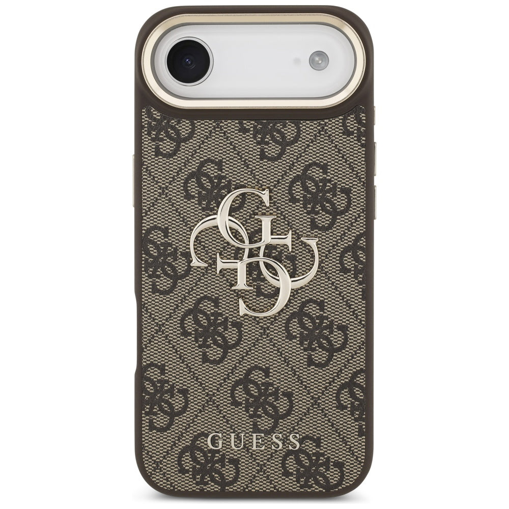 Custodia per Apple iPhone 17 Air, Guess, Big 4G Logo Classic, Marrone Dorato