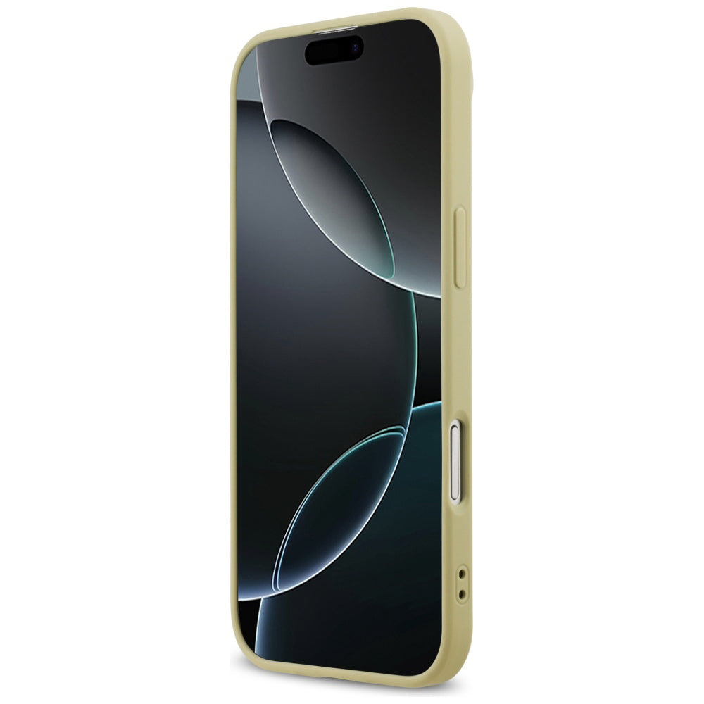Custodia per Apple iPhone 17 Air, Guess, Fixed Glitter Big 4G, Dorata