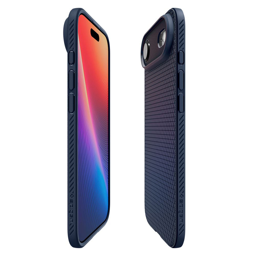 Custodia per Apple iPhone 17 Air, Spigen, Liquid Air, Blu Navy ACS10303