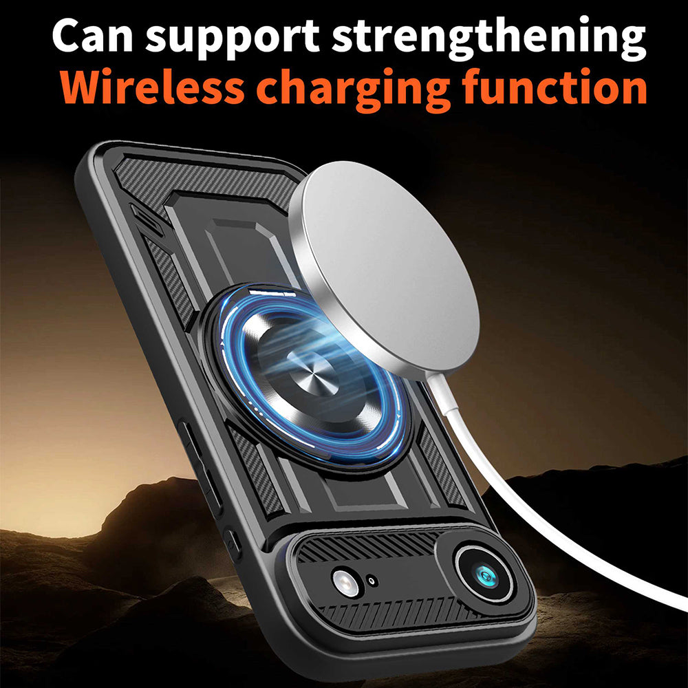 Custodia per Apple iPhone 17 Air, Techsuit, RuggedCam, Blu