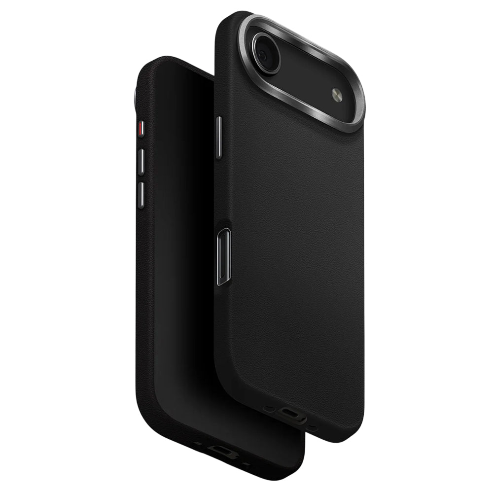 Custodia per Apple iPhone 17 Air, UNIQ, Lyden Leatherette, Nera