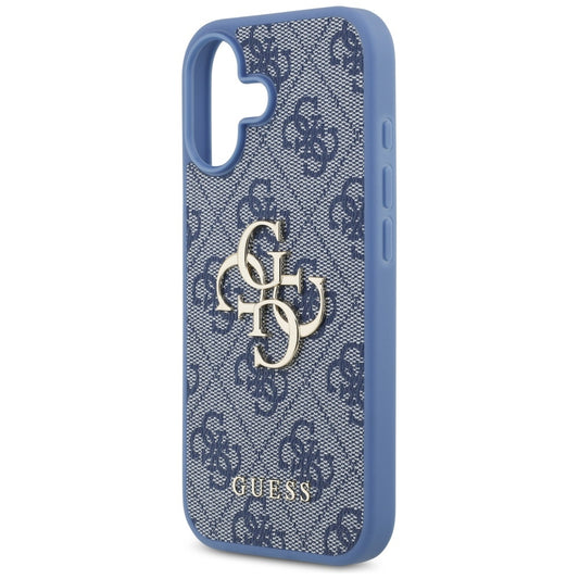 Custodia per Apple iPhone 17, Guess, 4G Big Logo, Blu