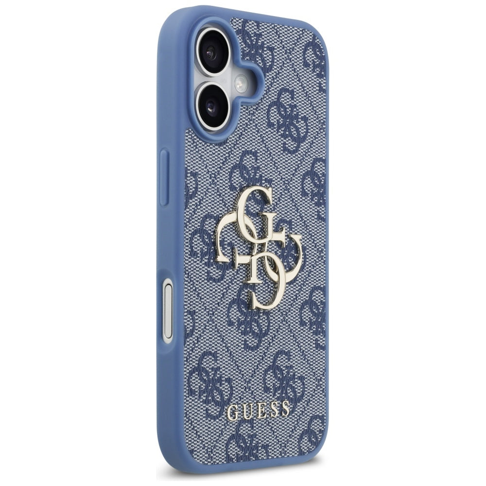Custodia per Apple iPhone 17, Guess, 4G Big Logo, Blu