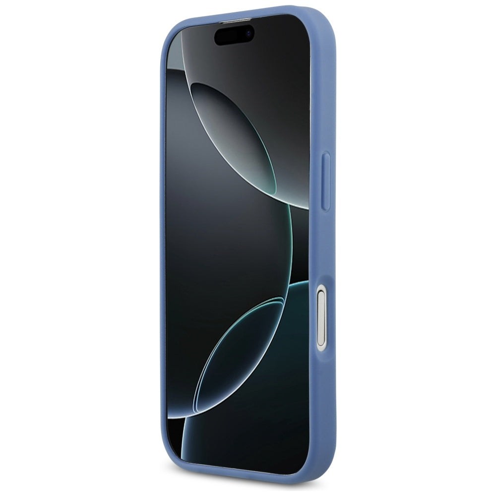 Custodia per Apple iPhone 17, Guess, 4G Big Logo, Blu