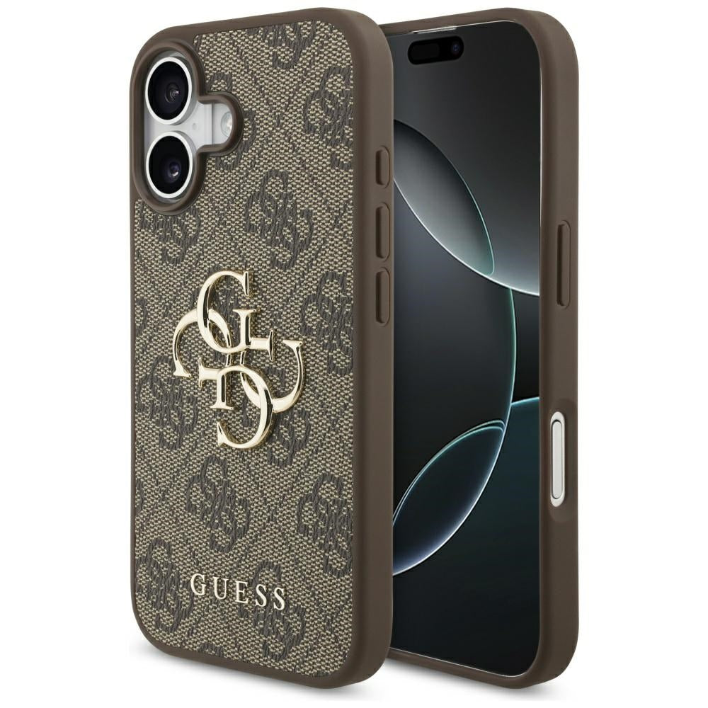 Custodia per Apple iPhone 17, Guess, 4G Big Logo, Marrone