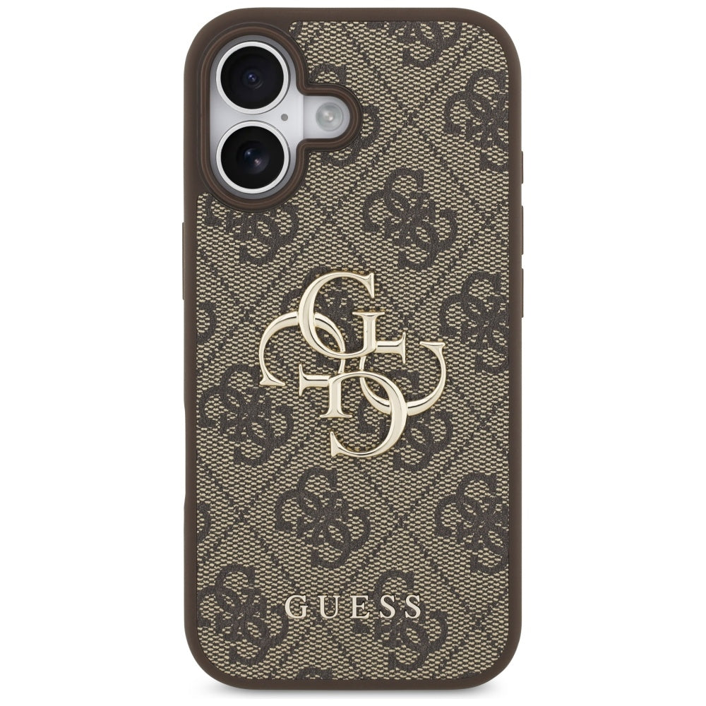Custodia per Apple iPhone 17, Guess, 4G Big Logo, Marrone