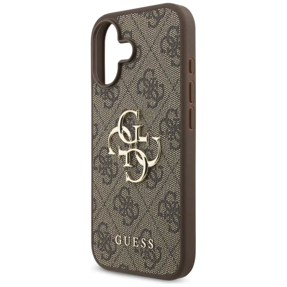 Custodia per Apple iPhone 17, Guess, 4G Big Logo, Marrone