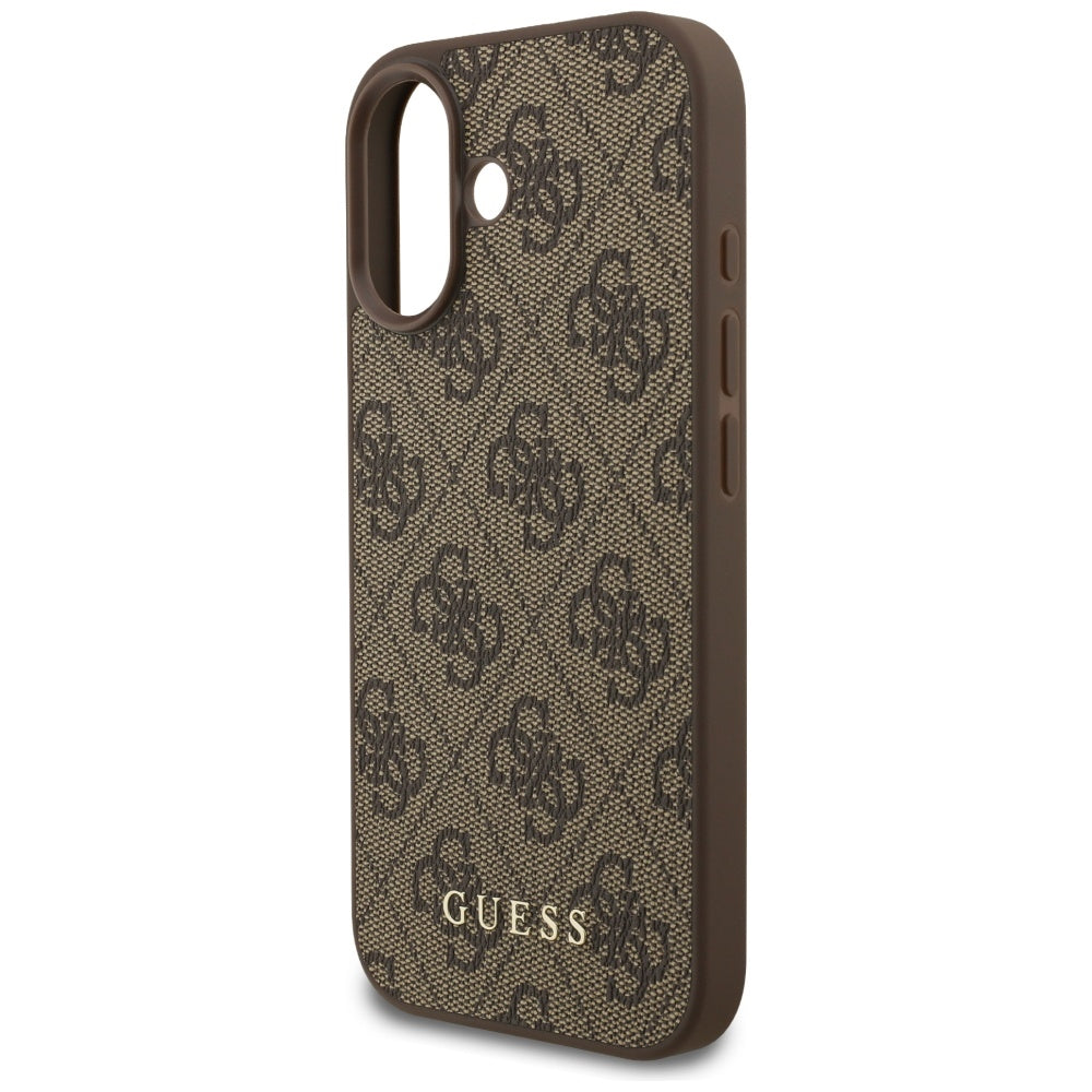 Custodia per Apple iPhone 17, Guess, 4G Classic, Marrone
