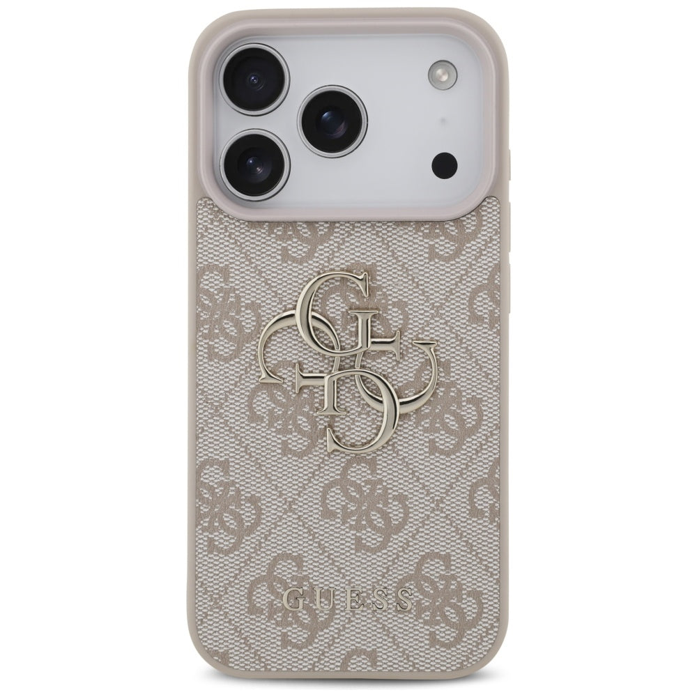 Custodia per Apple iPhone 17 Pro, Guess, 4G Big Logo, Rosa