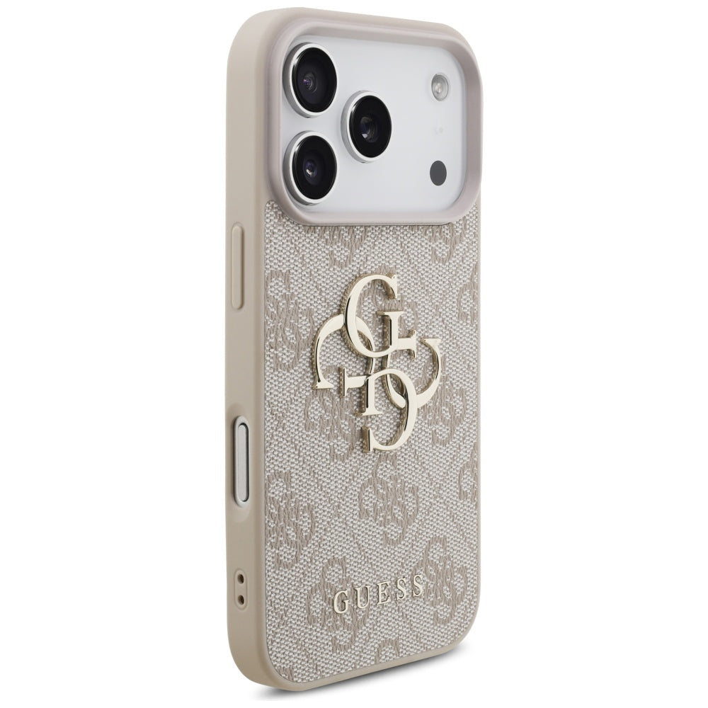 Custodia per Apple iPhone 17 Pro, Guess, 4G Big Logo, Rosa