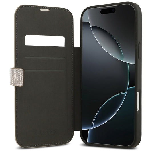 Custodia per Apple iPhone 17 Pro, Guess, 4G Metal Logo, Rosa