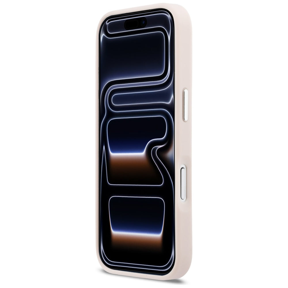 Custodia per Apple iPhone 17 Pro, Karl Lagerfeld, Karl & Choupette Print with Pocket, Rosa