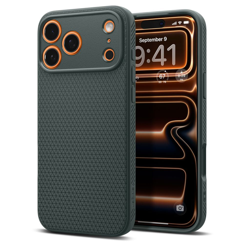 Custodia per Apple iPhone 17 Pro Max, Spigen, Liquid Air, Verde ACS10267