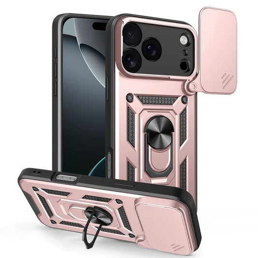 Custodia per Apple iPhone 17 Pro Max, Techsuit, CamShield, Rosa