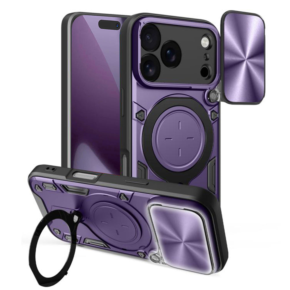 Custodia per Apple iPhone 17 Pro, Techsuit, CamGuard Pro, Viola
