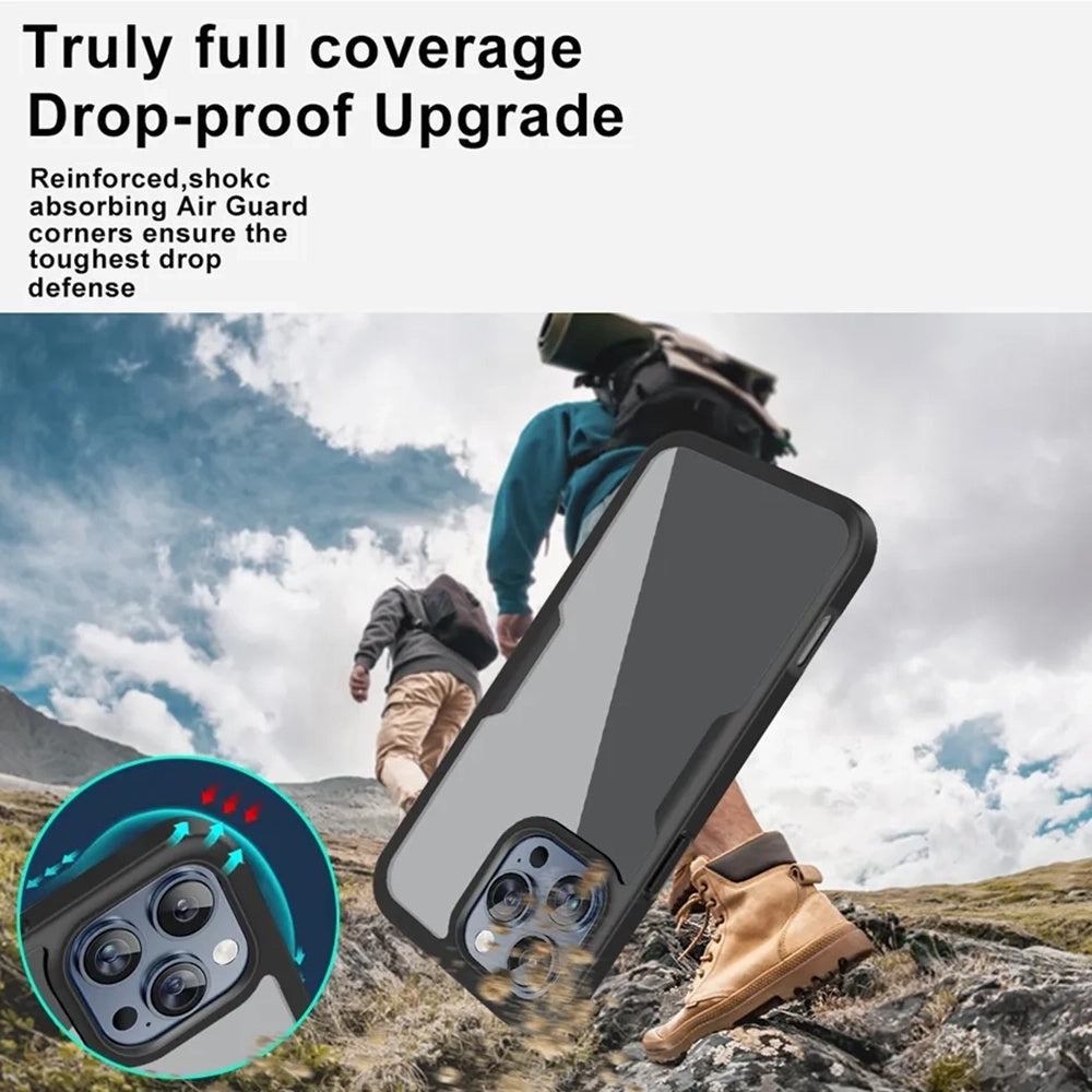 Custodia per Apple iPhone 17 Pro, Techsuit, ColorVerse 360, Nera