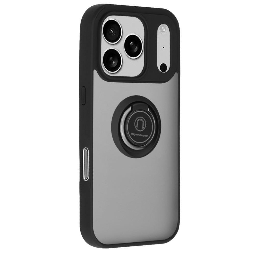 Custodia per Apple iPhone 17 Pro, Techsuit, Glinth, Nera