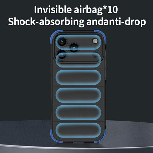 Custodia per Apple iPhone 17 Pro, Techsuit, Magic Shield, Blu