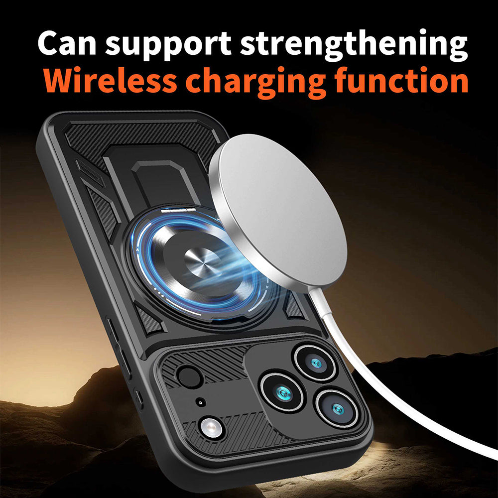 Custodia per Apple iPhone 17 Pro, Techsuit, RuggedCam, Viola