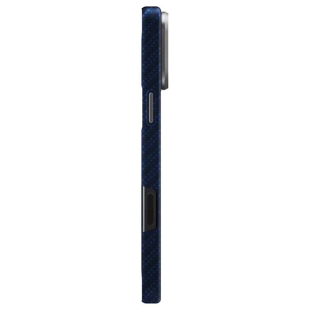 Custodia MagSafe per Apple iPhone 17 Pro, UNIQ, Keva MagClick, Blu navy