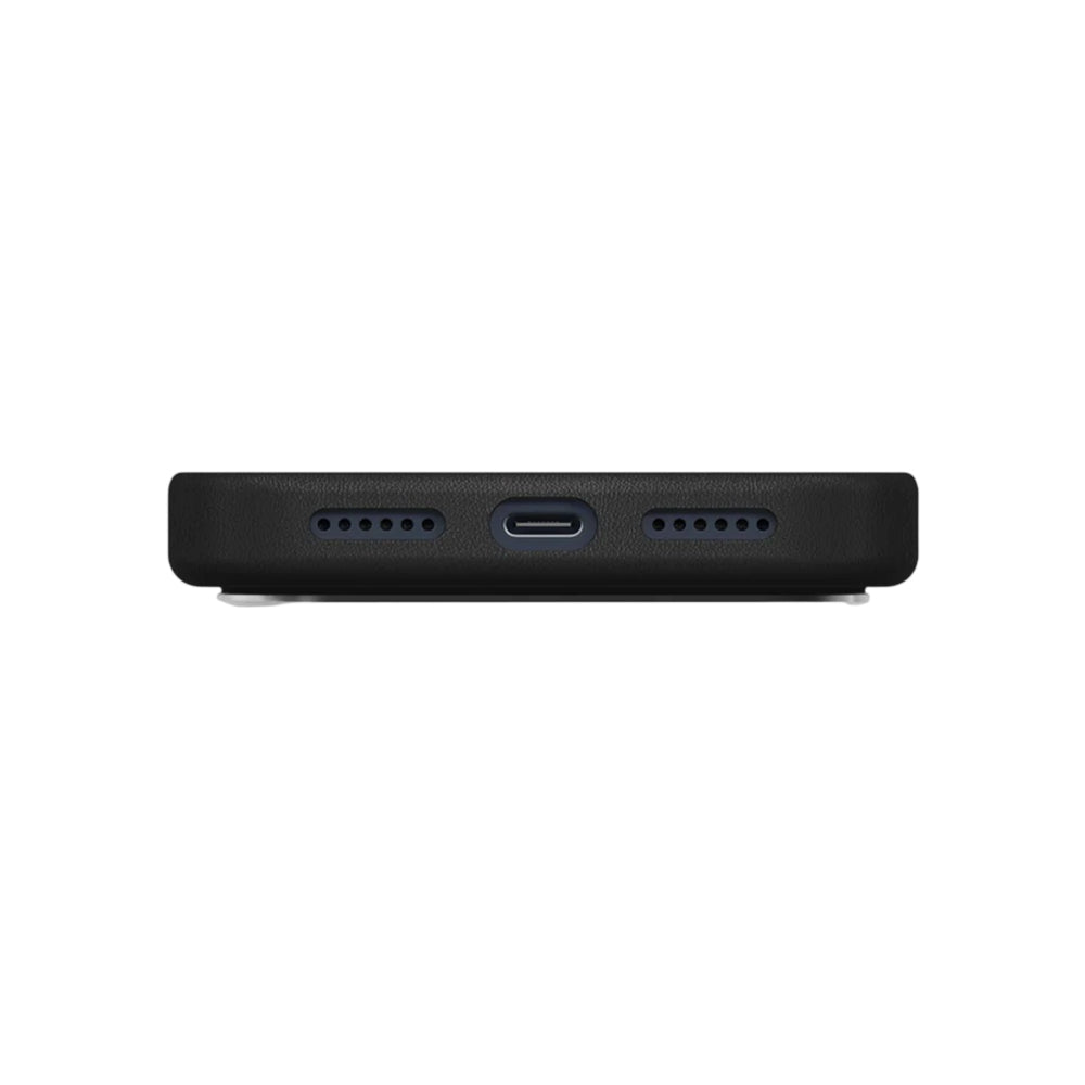 Custodia per Apple iPhone 17 Pro, UNIQ, Lyden Leatherette, Nera