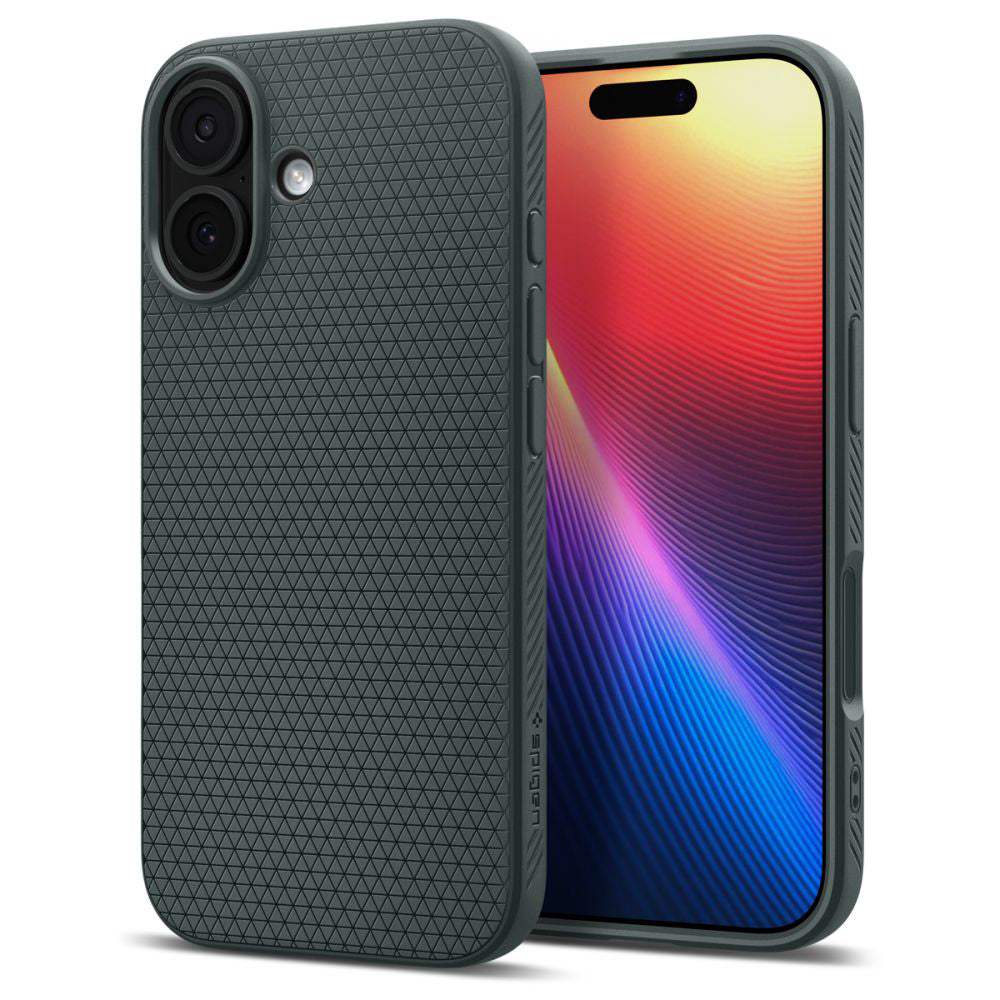 Custodia per Apple iPhone 17, Spigen, Liquid Air, Verde