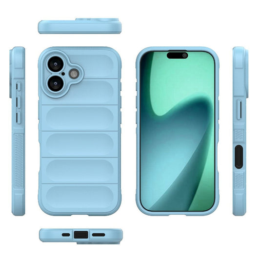 Custodia per Apple iPhone 17, Techsuit, Magic Shield, Blu
