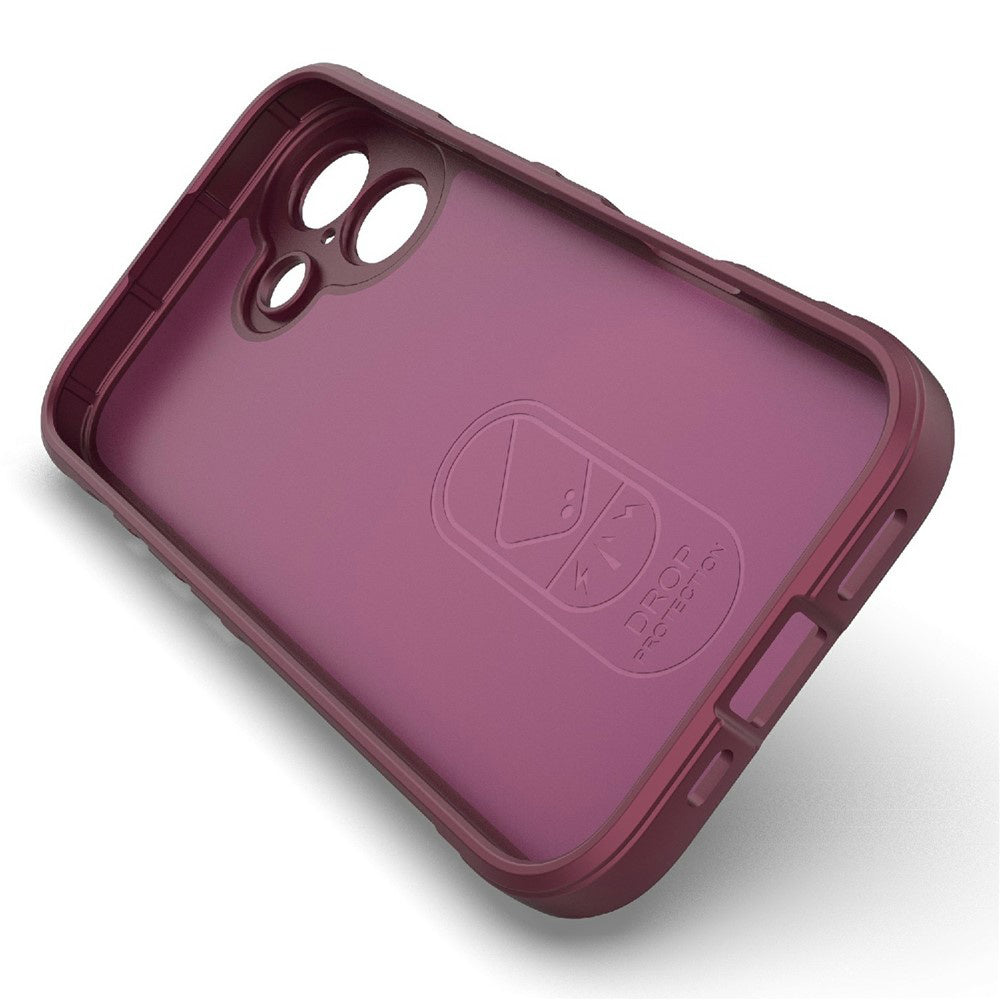 Custodia per Apple iPhone 17, Techsuit, Magic Shield, Bordeaux