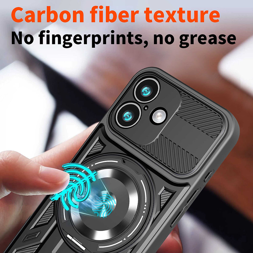 Custodia per Apple iPhone 17, Techsuit, RuggedCam, Viola