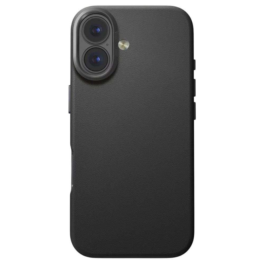 Custodia per Apple iPhone 17, UNIQ, Lyden Leatherette, Nera