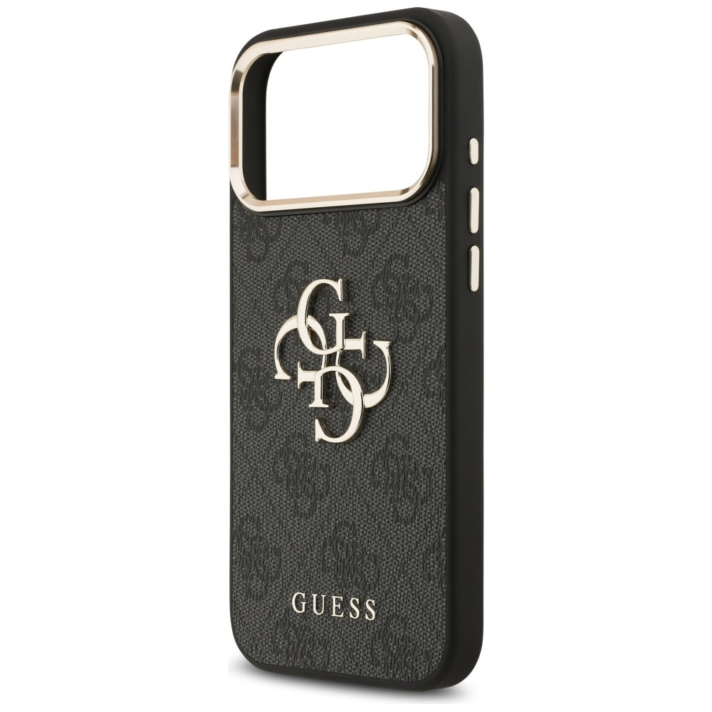Custodia per Apple iPhone 18 Pro / 17 Pro, Guess, 4G Big Classic Logo, Nera