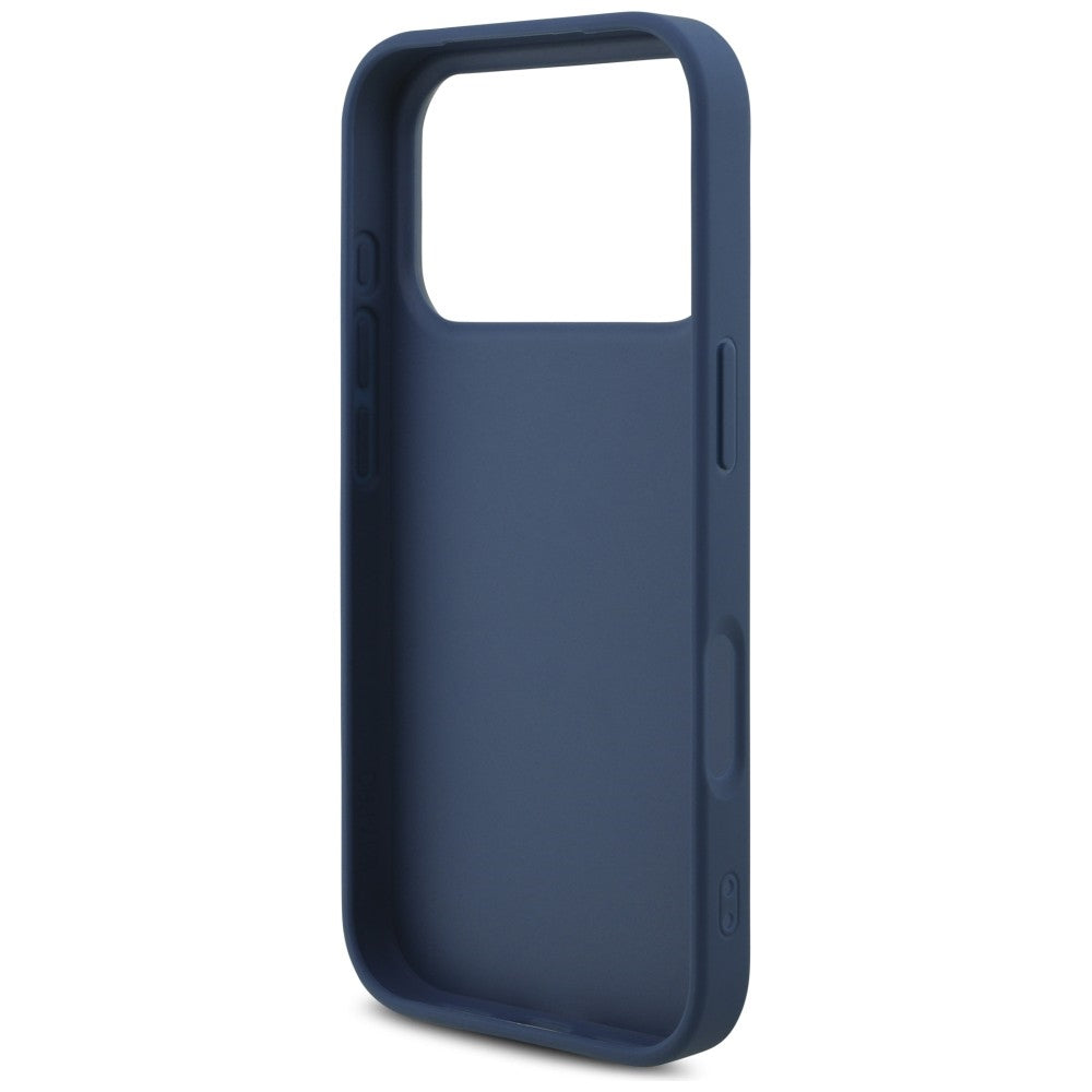Custodia per Apple iPhone 18 Pro / 17 Pro, Guess, 4G Big Logo, Blu
