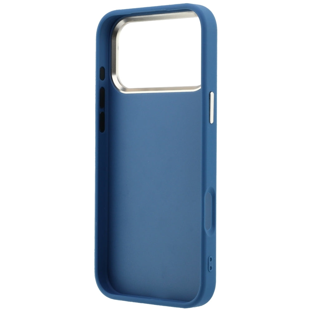 Custodia per Apple iPhone 18 Pro / 17 Pro, Guess, 4G Big Strass Logo, Blu