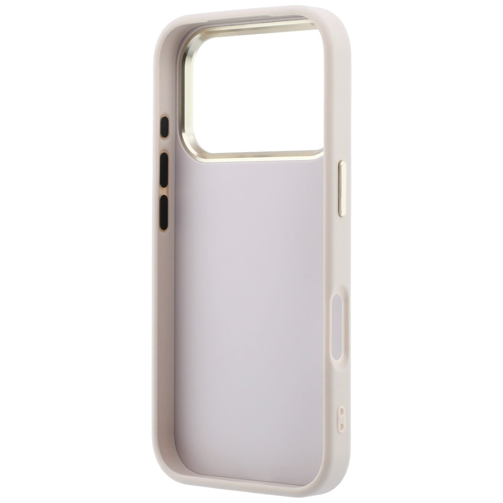 Custodia per Apple iPhone 18 Pro / 17 Pro, Guess, 4G Big Strass Logo, Rosa