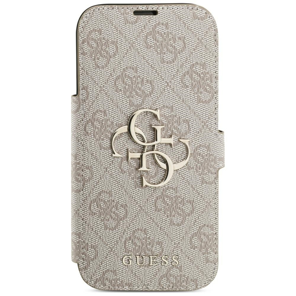 Custodia per Apple iPhone 18 Pro / 17 Pro, Guess, Logo Metallico 4G, Rosa