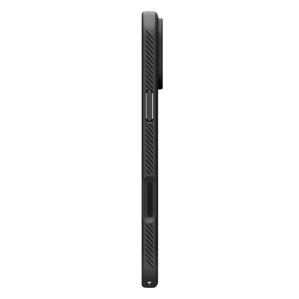 Custodia per Apple iPhone 18 Pro / 17 Pro, Spigen, Liquid Air, Nero Opaco ACS12149