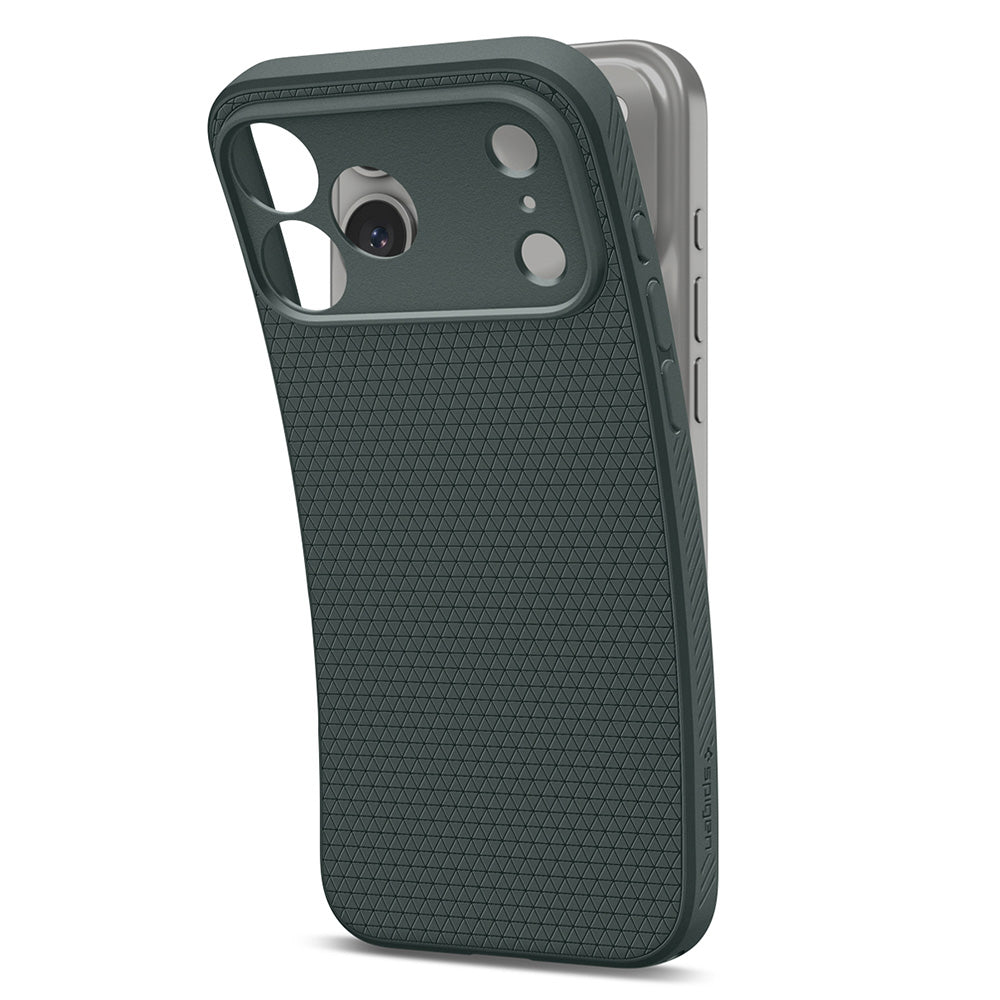 Custodia per Apple iPhone 18 Pro / 17 Pro, Spigen, Liquid Air, Verde ACS12151