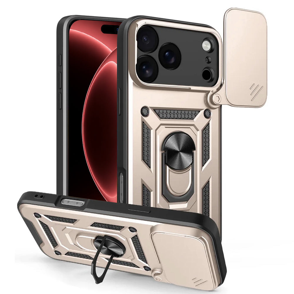 Custodia per Apple iPhone 18 Pro / 17 Pro, Techsuit, CamShield, Dorata