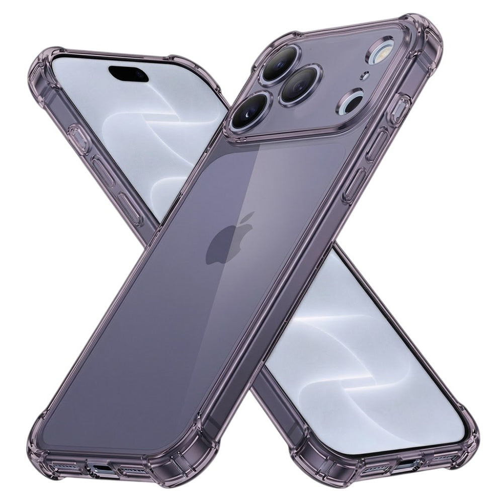 Custodia per Apple iPhone 18 Pro / 17 Pro, Techsuit, Shockproof Clear, Fumè