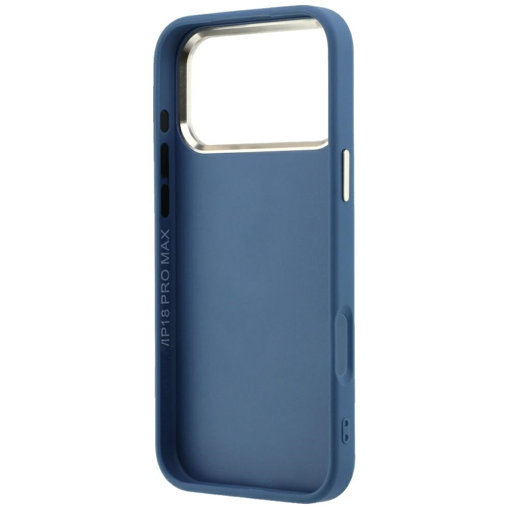 Custodia per Apple iPhone 18 Pro Max / 17 Pro Max, Guess, Logo 4G Grande in Resina, Blu