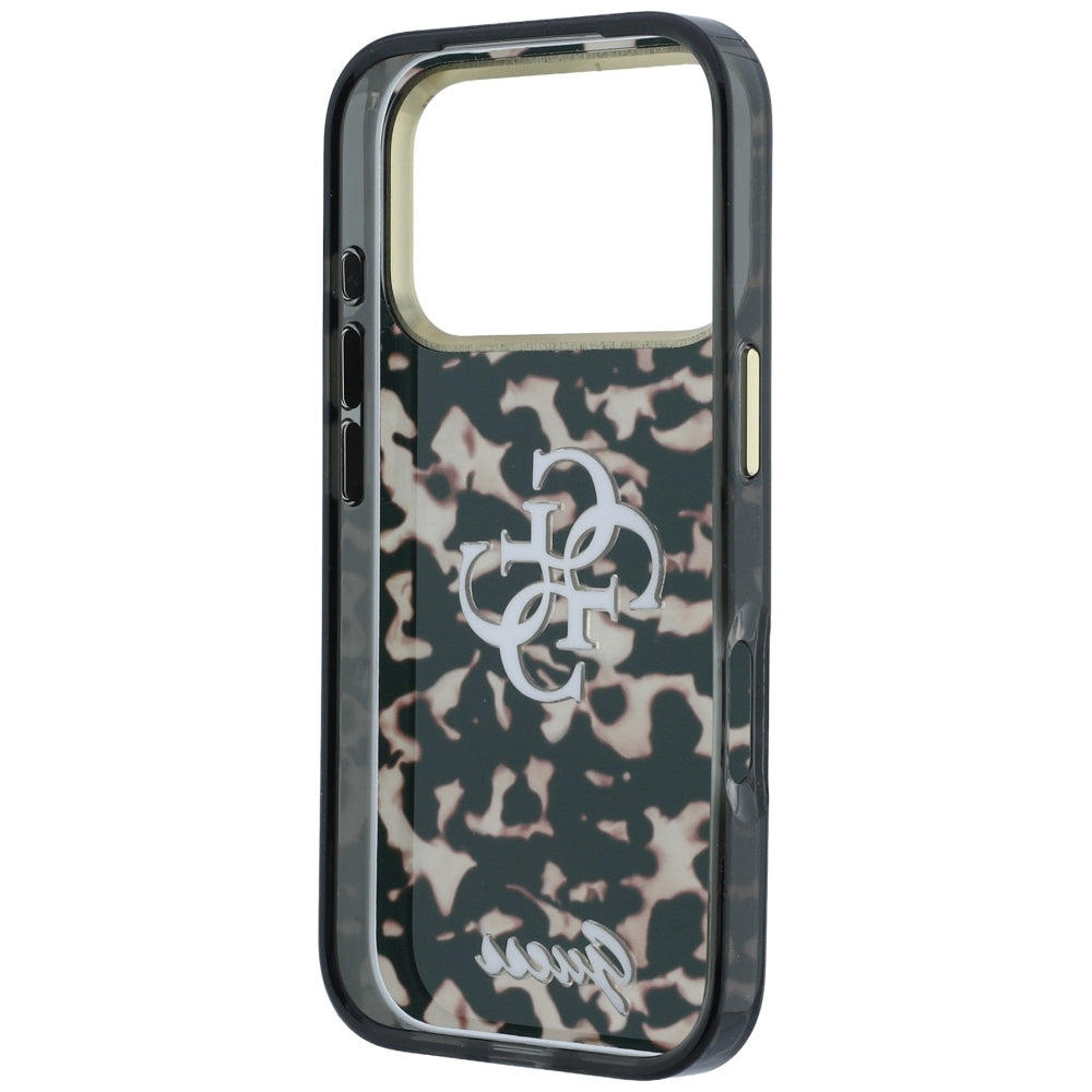 Custodia per Apple iPhone 18 Pro Max / 17 Pro Max, Guess, IML 4G Metal Script, Marrone