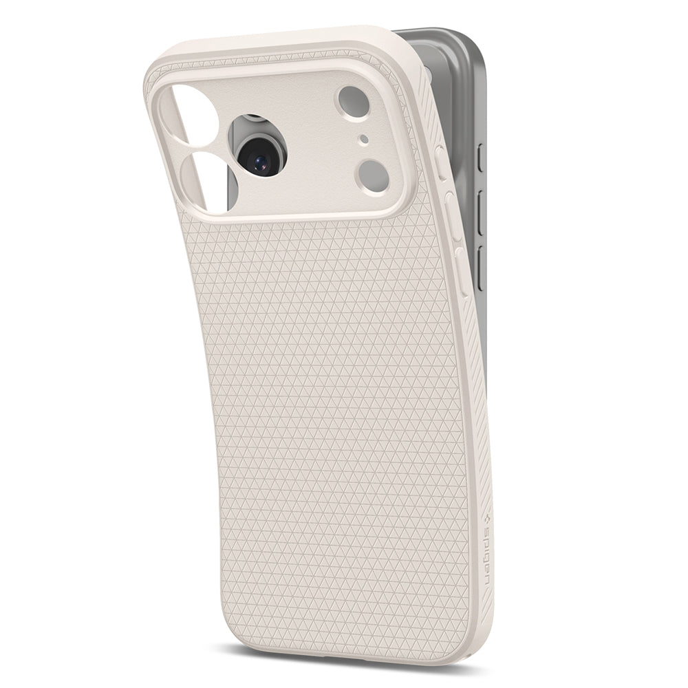 Custodia per Apple iPhone 18 Pro Max / 17 Pro Max, Spigen, Liquid Air, Beige ACS12114