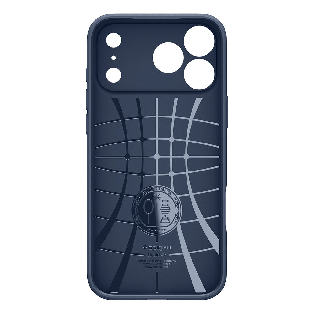 Custodia per Apple iPhone 18 Pro Max / 17 Pro Max, Spigen, Liquid Air, Blu Navy ACS12112