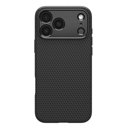 Custodia per Apple iPhone 18 Pro Max / 17 Pro Max, Spigen, Liquid Air, Nero Opaco ACS12111