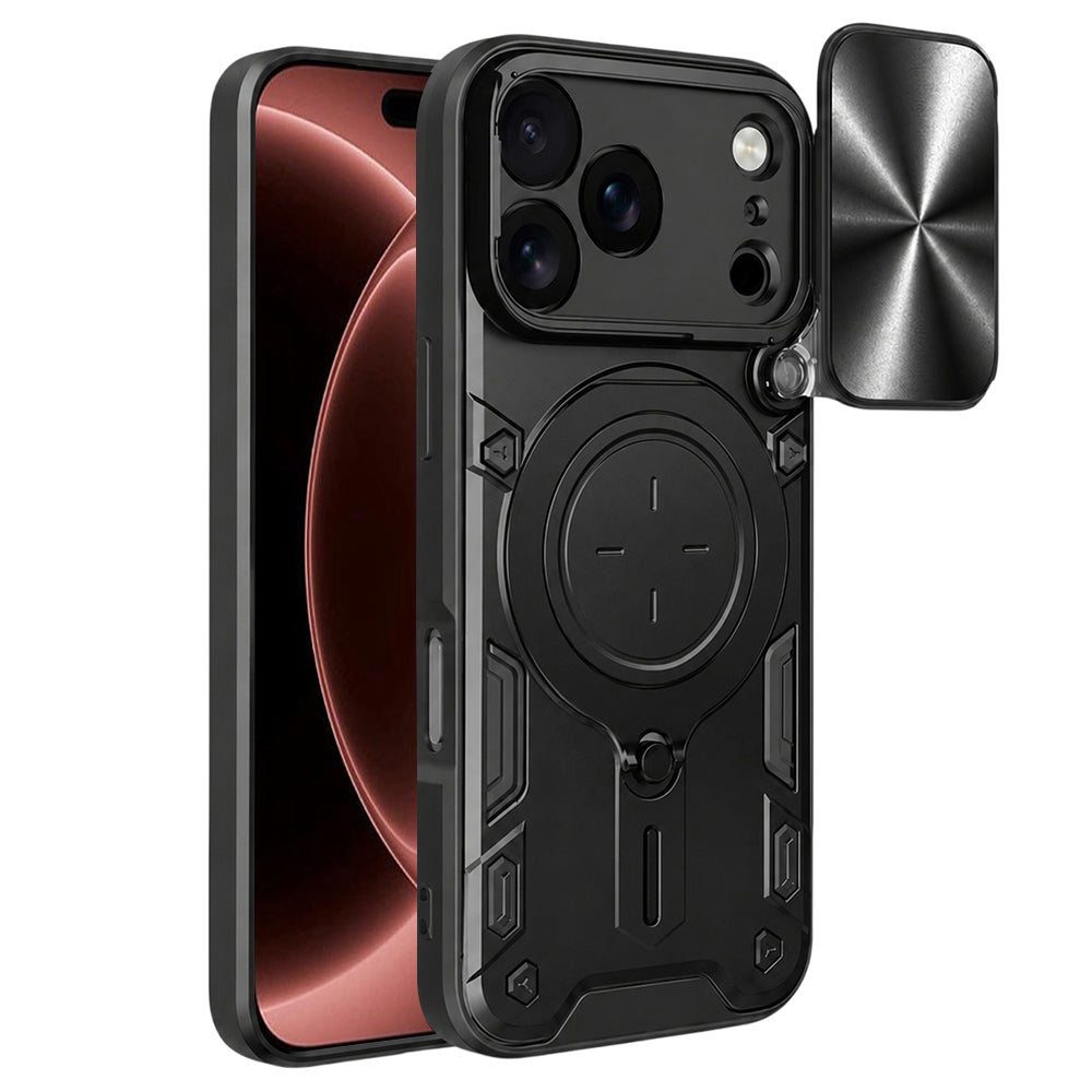 Custodia per Apple iPhone 18 Pro Max / 17 Pro Max, Techsuit, CamGuard Pro, Nera